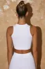 Sleeveless Crop Top in White sold by Oh Polly