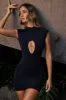 Cut-Out Bodysuit in Black sold by Oh Polly