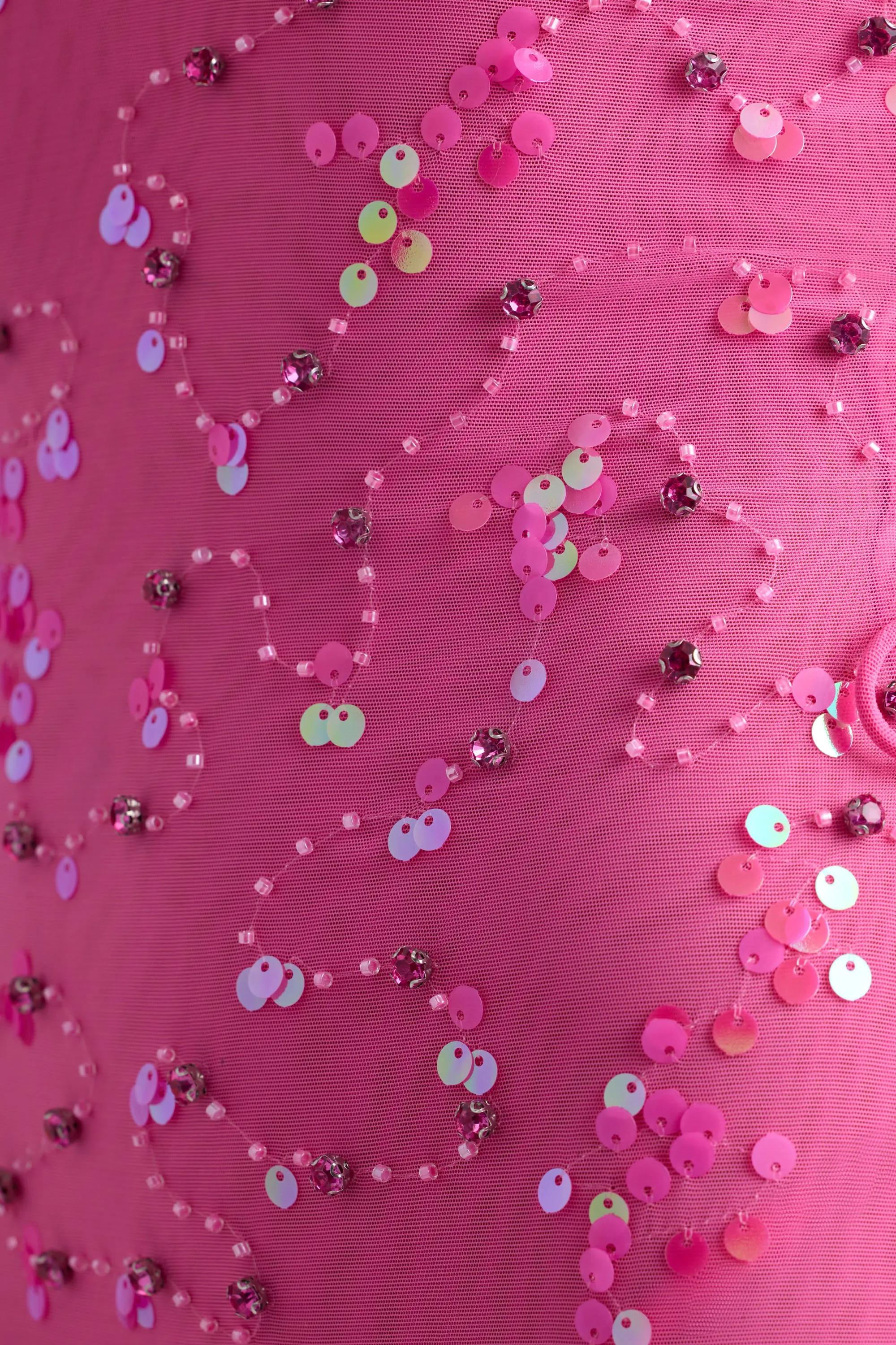 Embellished Lace-Up Mini Dress in Bubblegum Pink sold by Oh Polly product image thumbnail 4