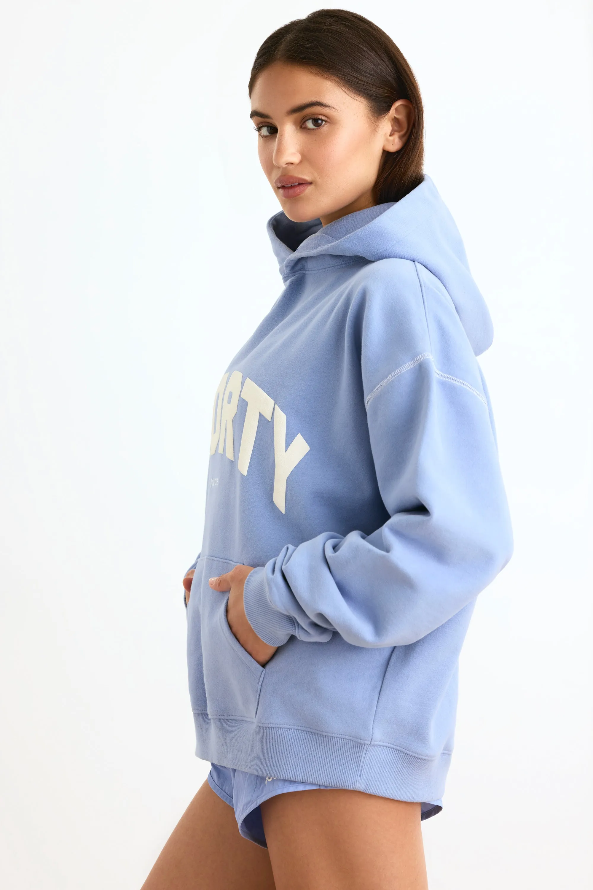 Oversized Hoodie in Lavender Blue sold by Oh Polly product image thumbnail 3