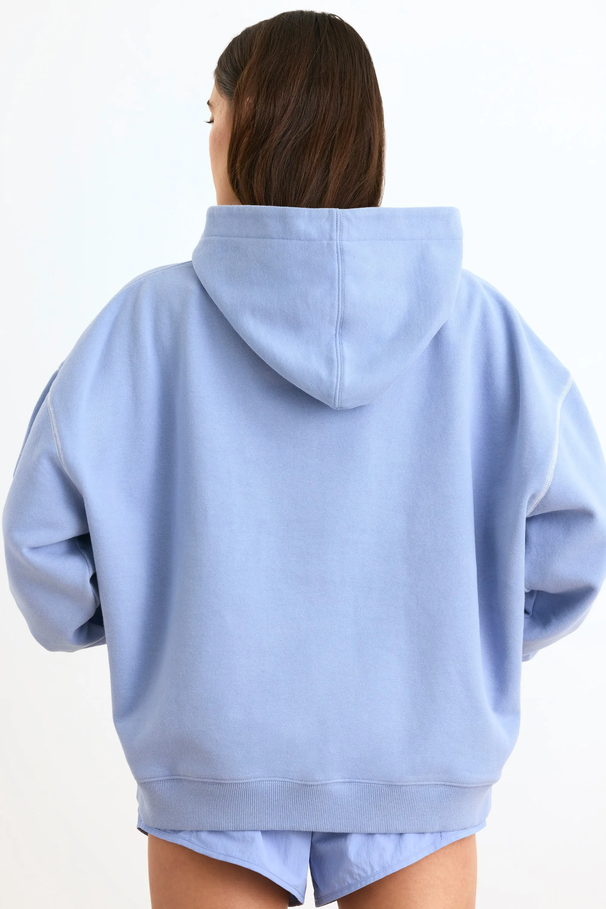 Oversized Hoodie in Lavender Blue sold by Oh Polly product image thumbnail 2