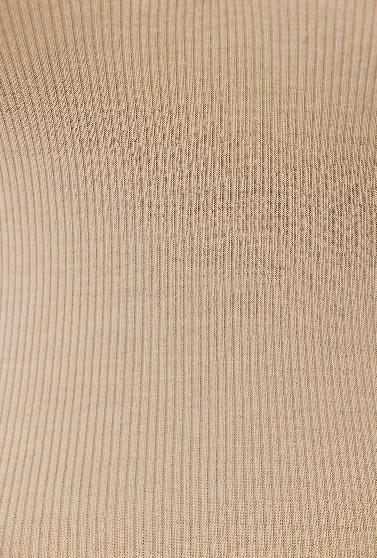 Modal Rib Long Sleeve Crop Top in Cashmere sold by Oh Polly product image thumbnail 4