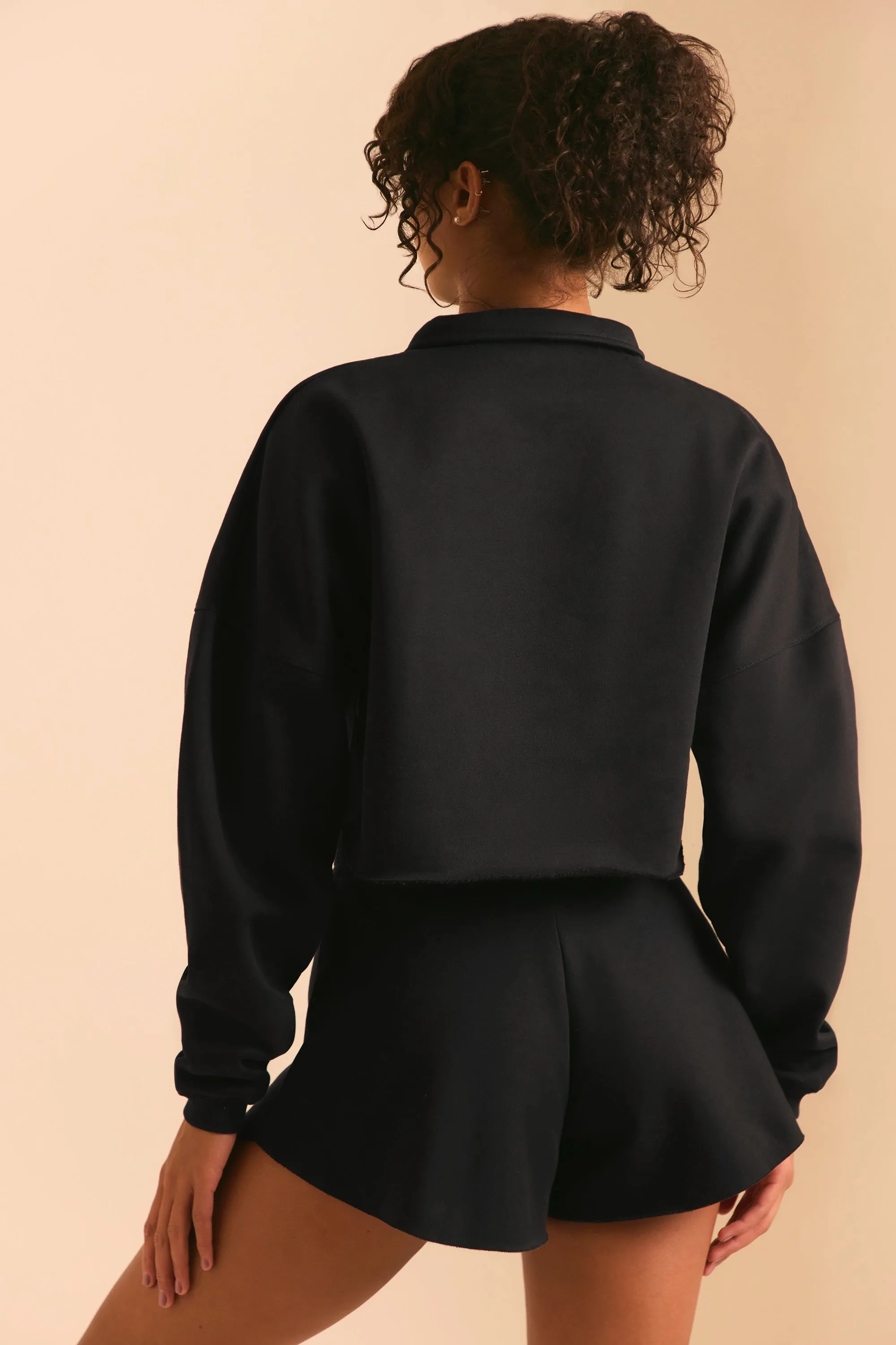 Half Zip Sweater in Black sold by Oh Polly product image thumbnail 2