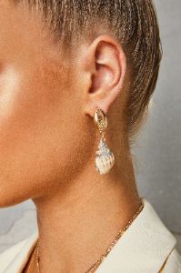Shore Duster Earrings in Gold sold by Oh Polly