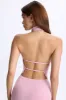 Cowl-Neck Open-Back Top in Blush Pink sold by Oh Polly
