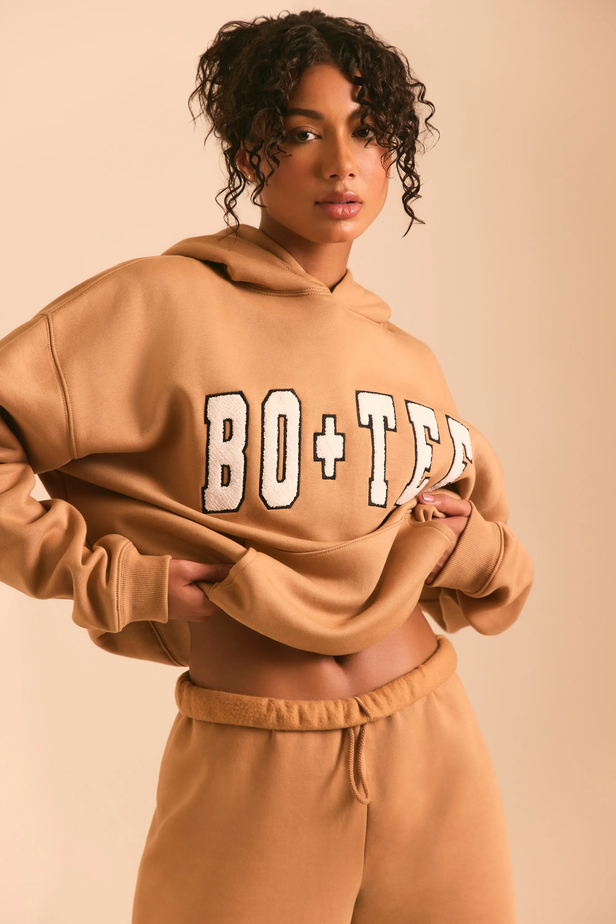 Oversized Hoodie in Chestnut Brown sold by Oh Polly product image thumbnail 4