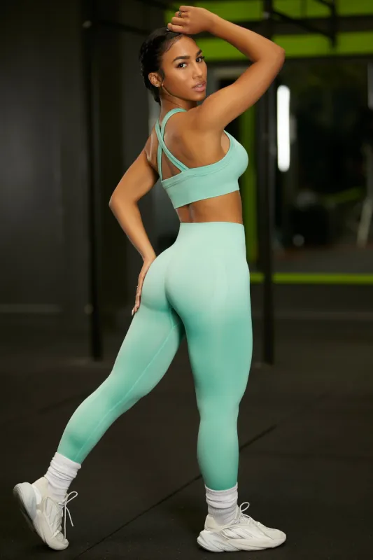 Petite Leggings in Turquoise sold by Oh Polly