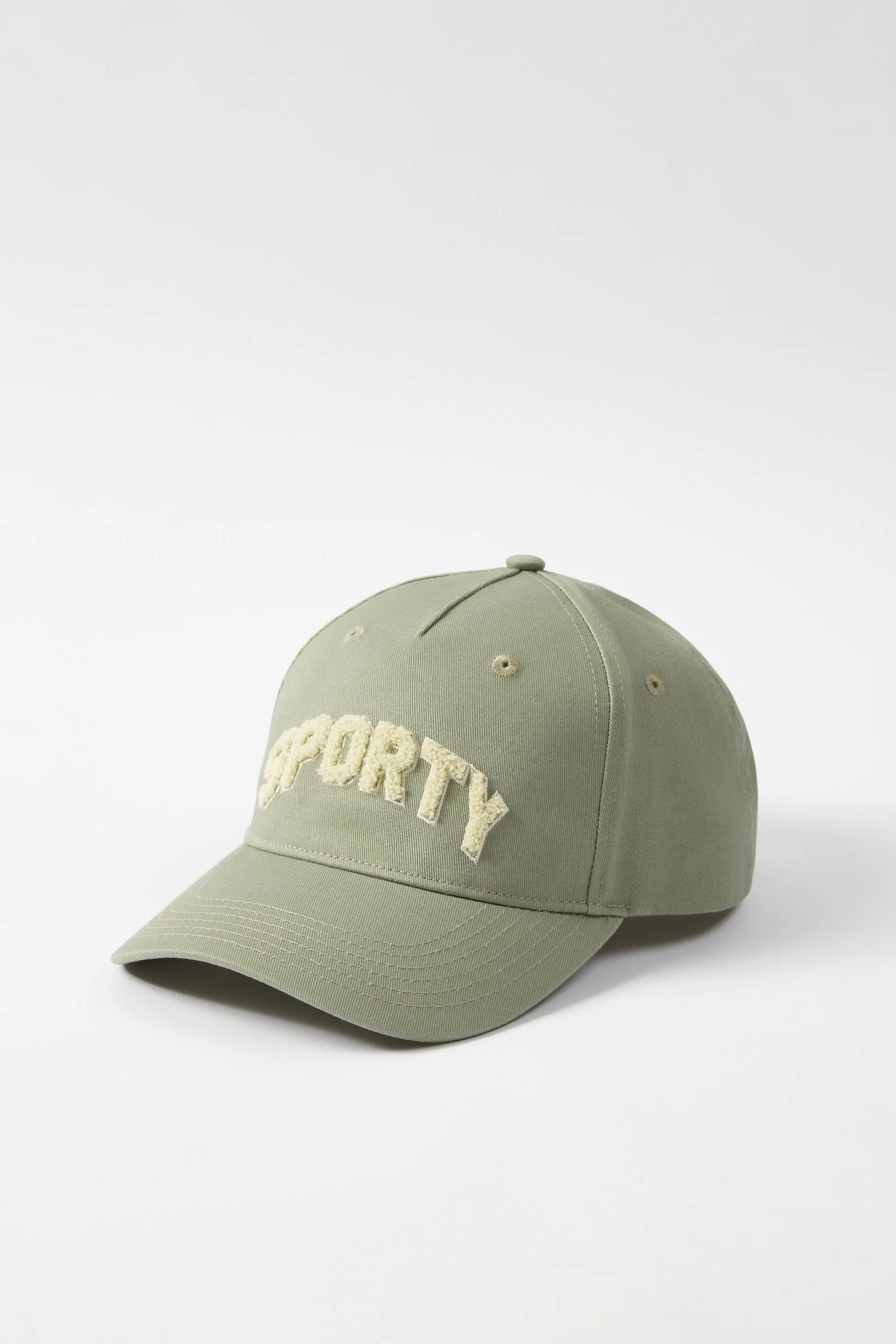 Appliqué Baseball Cap in Mineral sold by Oh Polly product image thumbnail 4