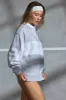 Oversized Half Zip Panel Sweatshirt in Marled Grey sold by Oh Polly
