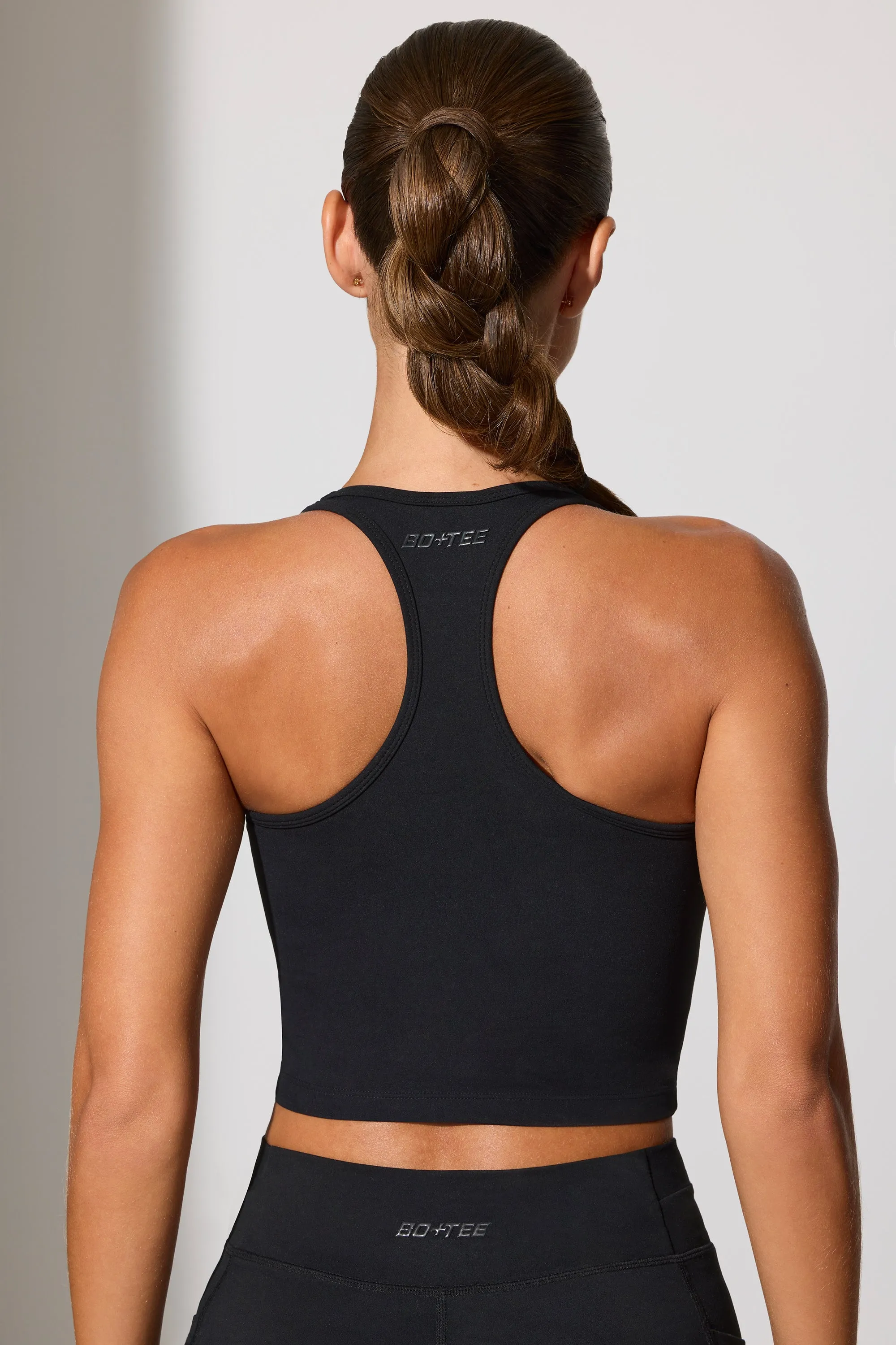 Racerback Tank Top in Black sold by Oh Polly product image thumbnail 2