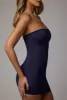 Soft Mesh Mini Slip Dress in Navy sold by Oh Polly