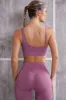 Asymmetric Sports Bra in Mauve sold by Oh Polly