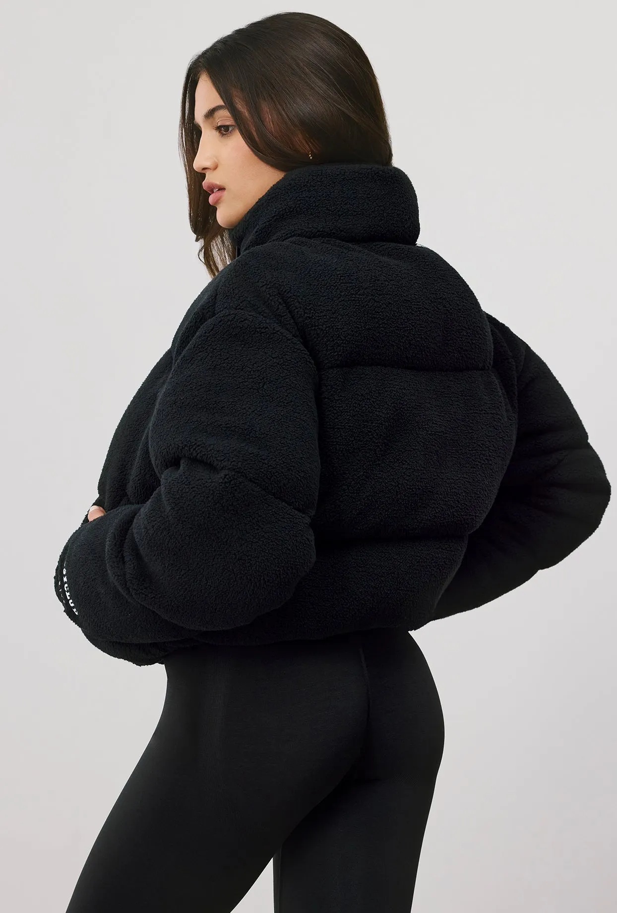 Puffer Jacket in Onyx sold by Oh Polly product image thumbnail 2