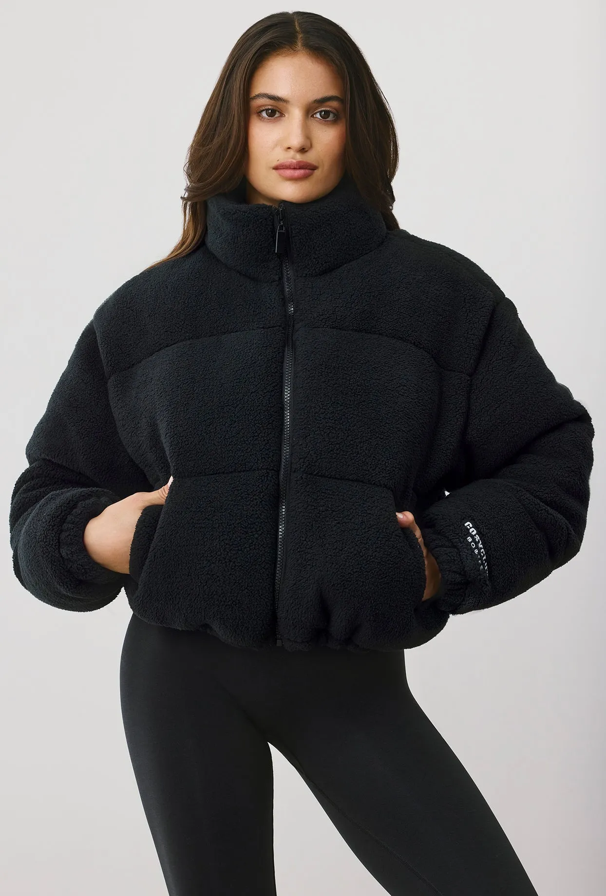 Puffer Jacket in Onyx sold by Oh Polly