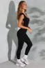 Petite Open Back Scoop Neck Jumpsuit in Black sold by Oh Polly