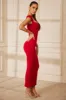 Sweetheart Neckline Maxi Dress in Red sold by Oh Polly