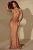 Embellished Maxi Dress in Caramel sold by Oh Polly