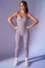 Open Back Define Luxe Unitard in Dusty Lilac sold by Oh Polly