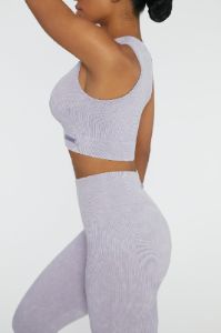 Keyhole Zip Crop Top in Lilac sold by Oh Polly
