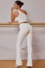 One-Shoulder Twisted Tank Top in Soft White sold by Oh Polly