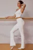 One-Shoulder Twisted Tank Top in Soft White sold by Oh Polly