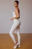 Petite Open-Back Jumpsuit in Soft White sold by Oh Polly