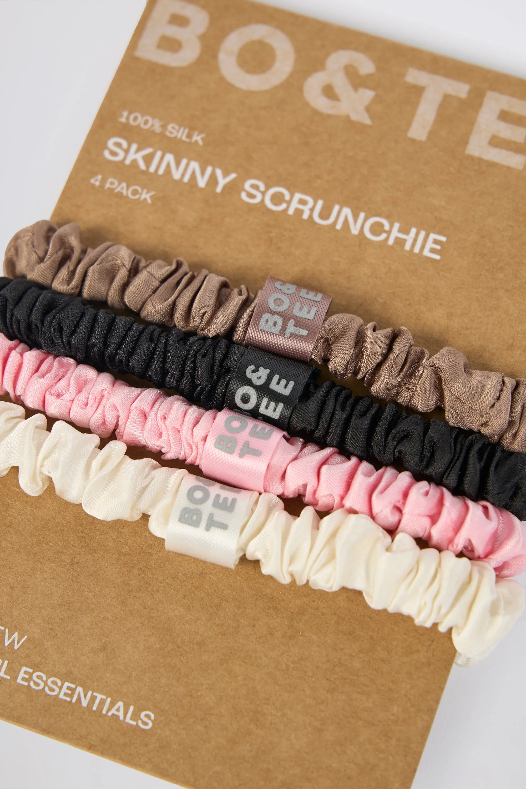 Pack of 4 Silk Scrunchies sold by Oh Polly