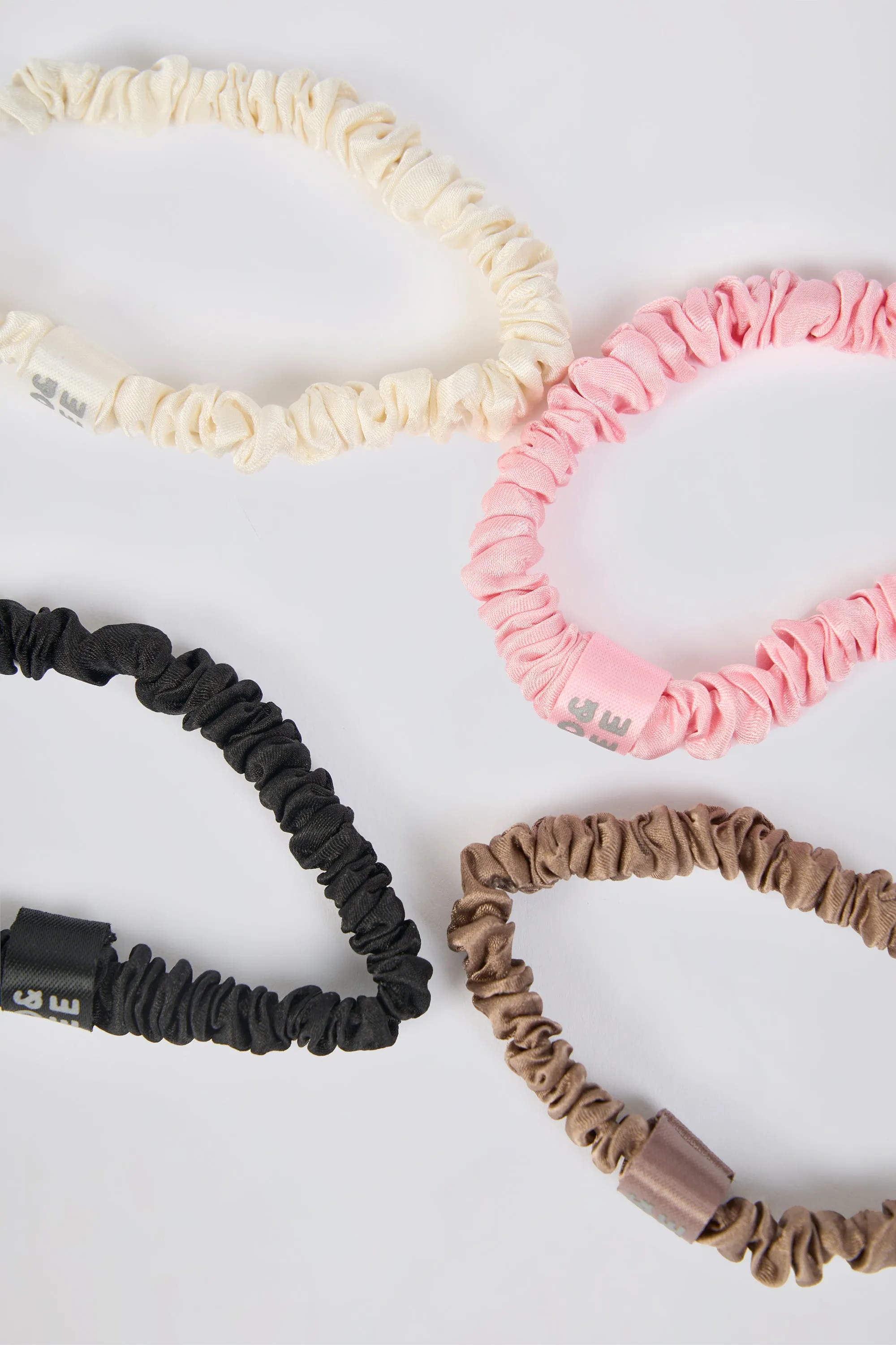 Pack of 4 Silk Scrunchies sold by Oh Polly product image thumbnail 4