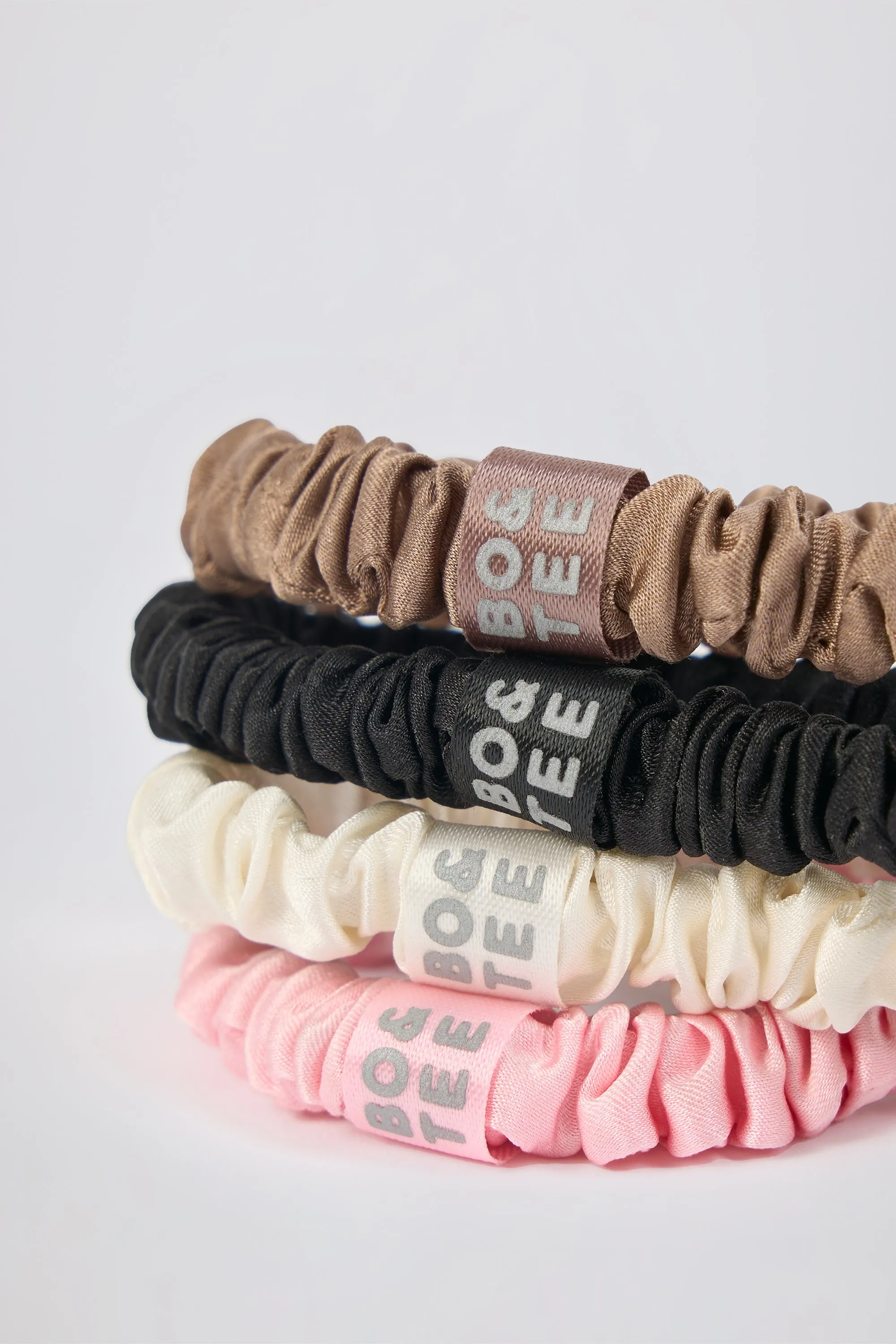 Pack of 4 Silk Scrunchies sold by Oh Polly product image thumbnail 2