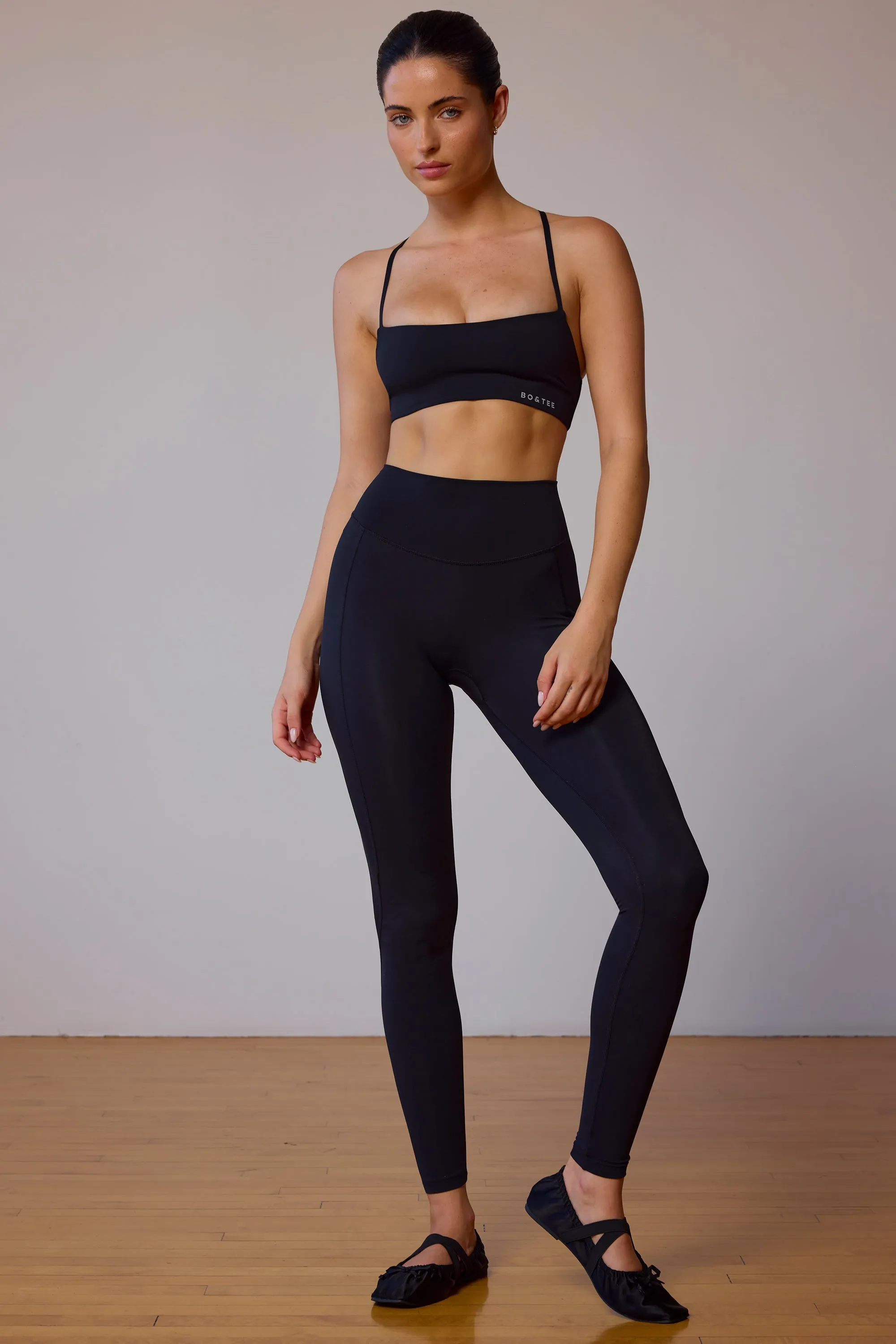 High-Waist Leggings in Black sold by Oh Polly product image thumbnail 4