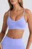 Super Sculpt Seamless Scoop-Back Sports Bra in Periwinkle sold by Oh Polly