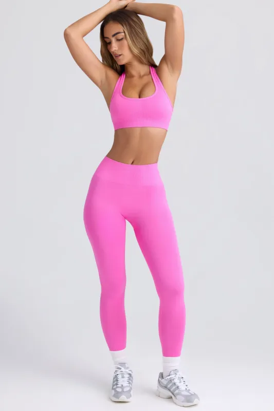 Super Sculpt Seamless Leggings in Sugar Pink sold by Oh Polly