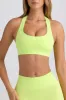 Super Sculpt Seamless T-Back Sports Bra in Key Lime sold by Oh Polly