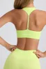 Super Sculpt Seamless T-Back Sports Bra in Key Lime sold by Oh Polly