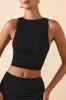 Modal Boat-Neck Tank Top in Black sold by Oh Polly