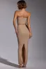 Embellished Crop Top and Maxi Skirt Co-ord in Gold sold by Oh Polly