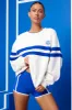 Oversized Sweatshirt in White sold by Oh Polly