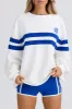 Oversized Sweatshirt in White sold by Oh Polly
