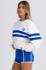 Oversized Sweatshirt in White sold by Oh Polly