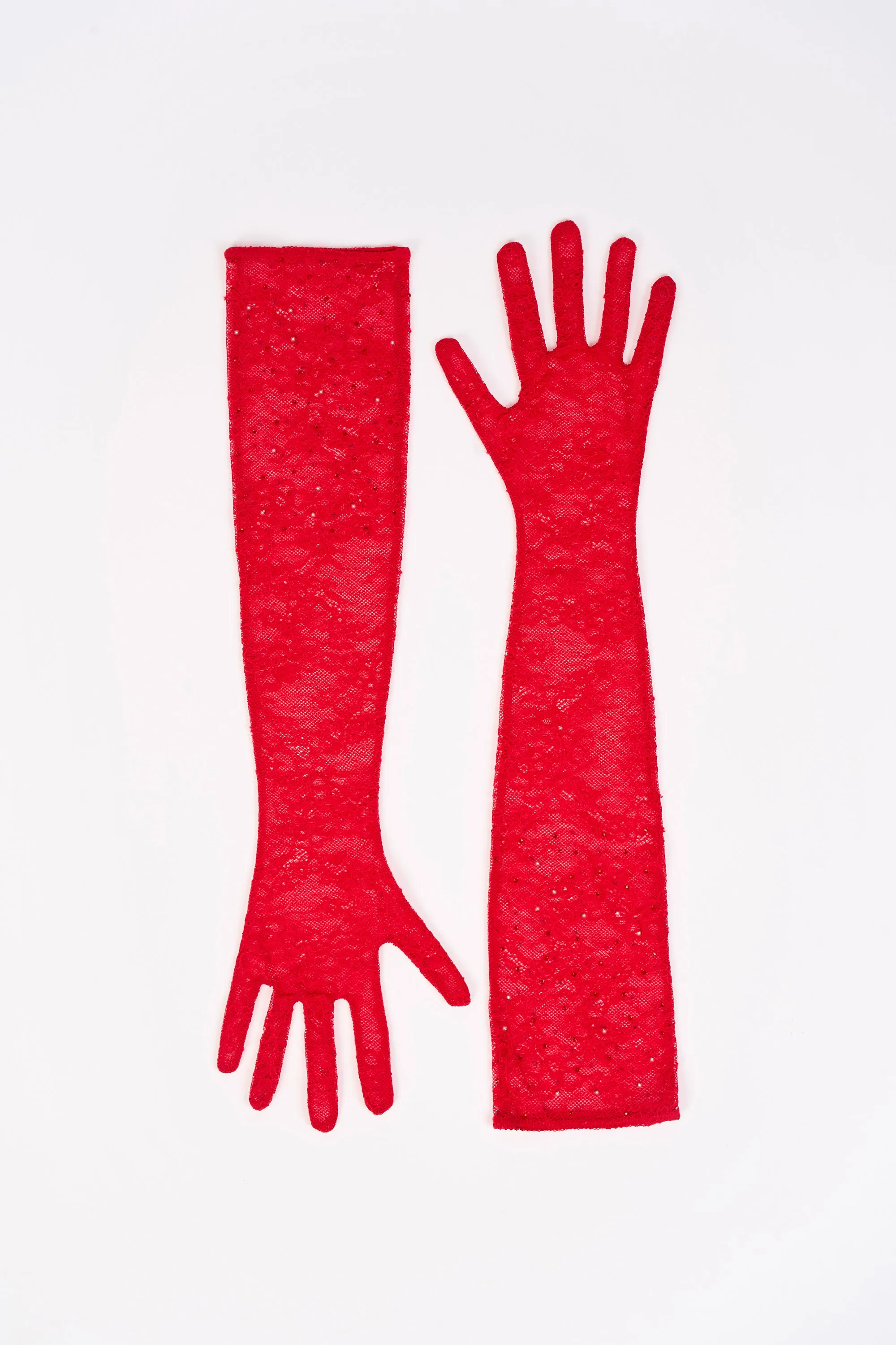 Bodysuit and Gloves Bundle in Fire Red sold by Oh Polly product image thumbnail 4