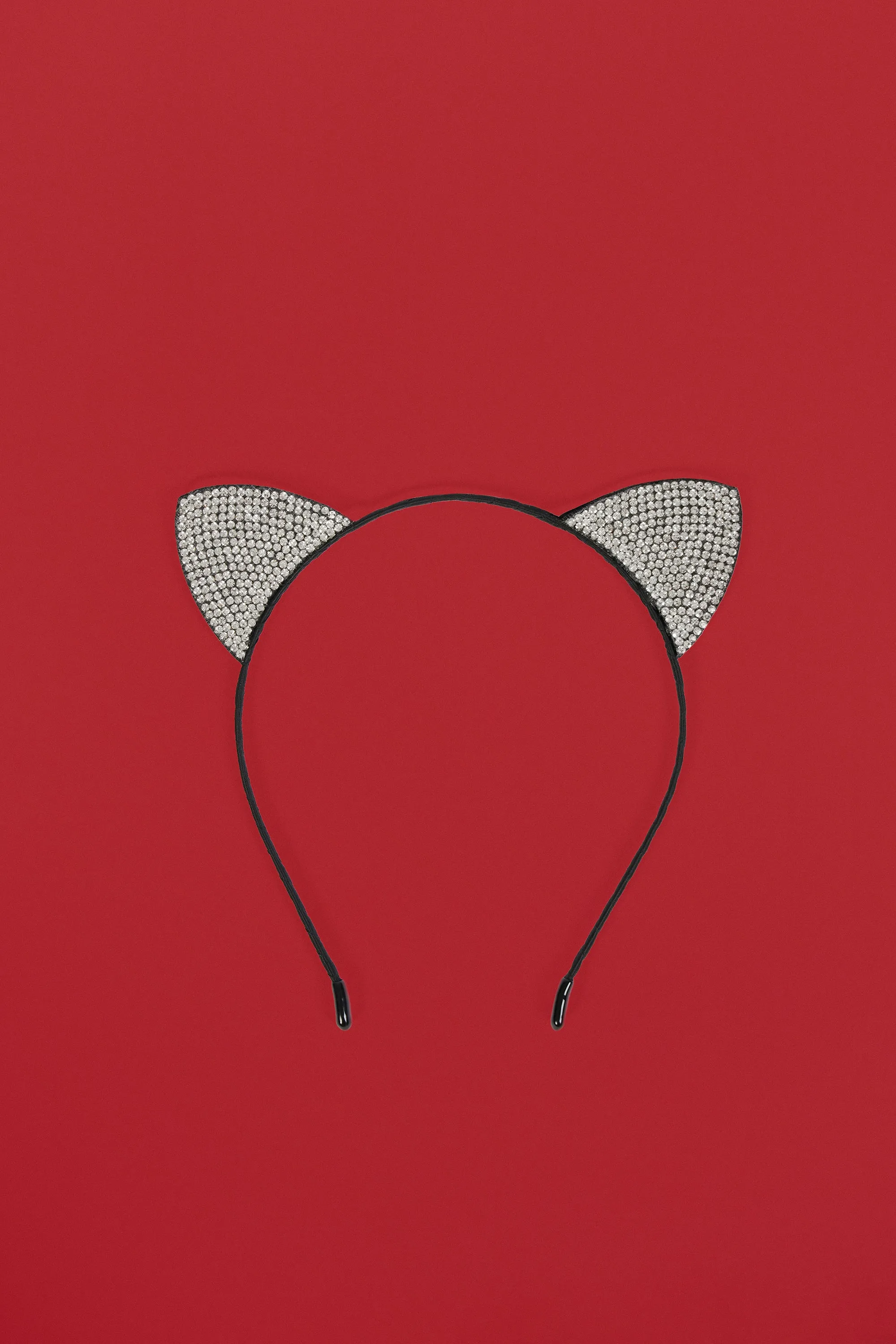 Cat Ears Headband in Black sold by Oh Polly product image thumbnail 4