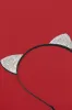 Cat Ears Headband in Black sold by Oh Polly