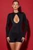 Cut-Out Unitard in Black sold by Oh Polly
