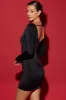 Scoop-Neck Mini Dress in Black sold by Oh Polly