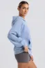 Oversized Hoodie in Washed Blue sold by Oh Polly