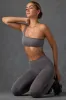 One-Shoulder Sports Bra in Washed Charcoal sold by Oh Polly