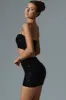Embellished Mid-Rise Mini Skirt in Black sold by Oh Polly