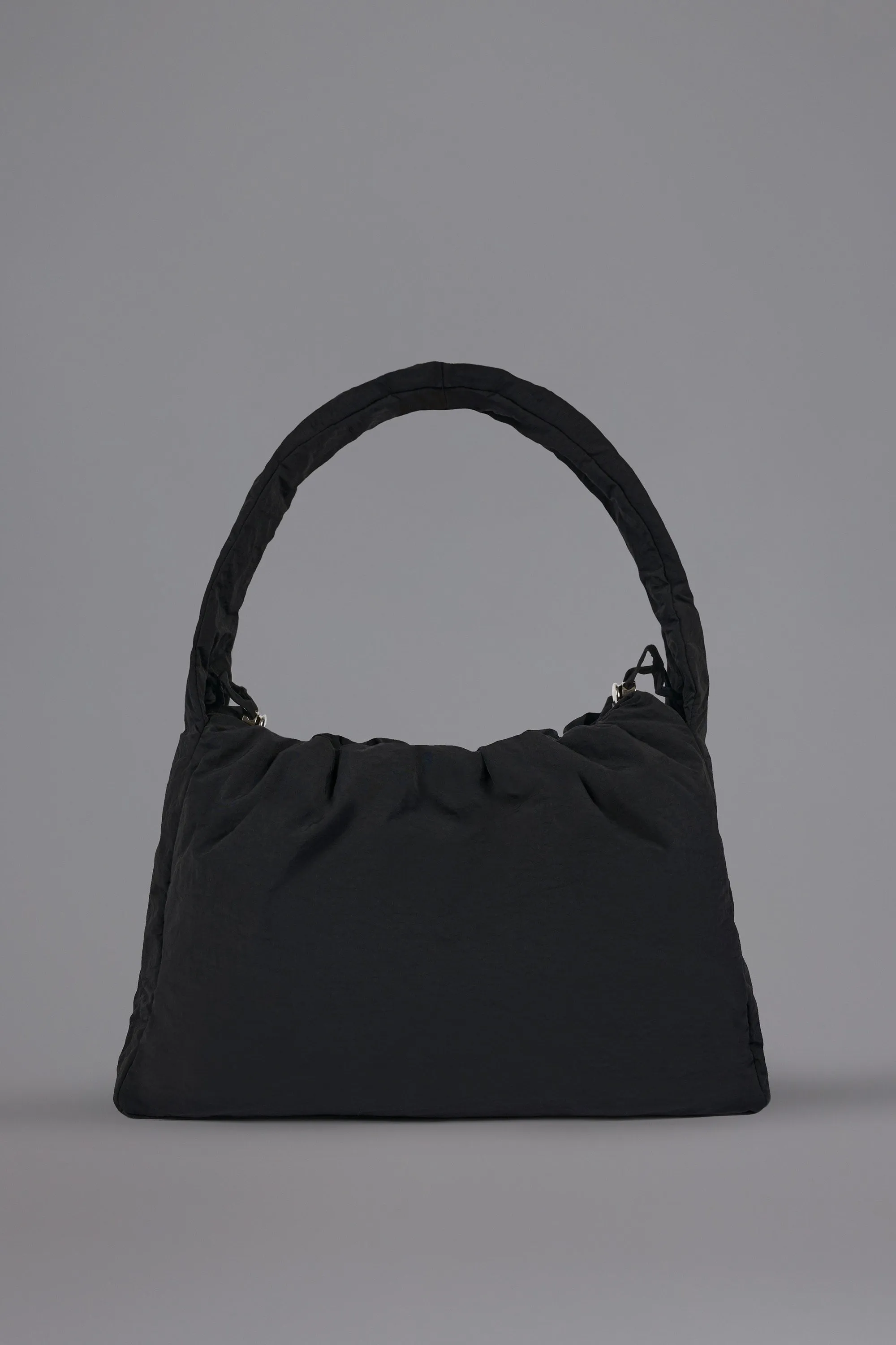 Drawstring Puffer Tote Bag in Black sold by Oh Polly product image thumbnail 2