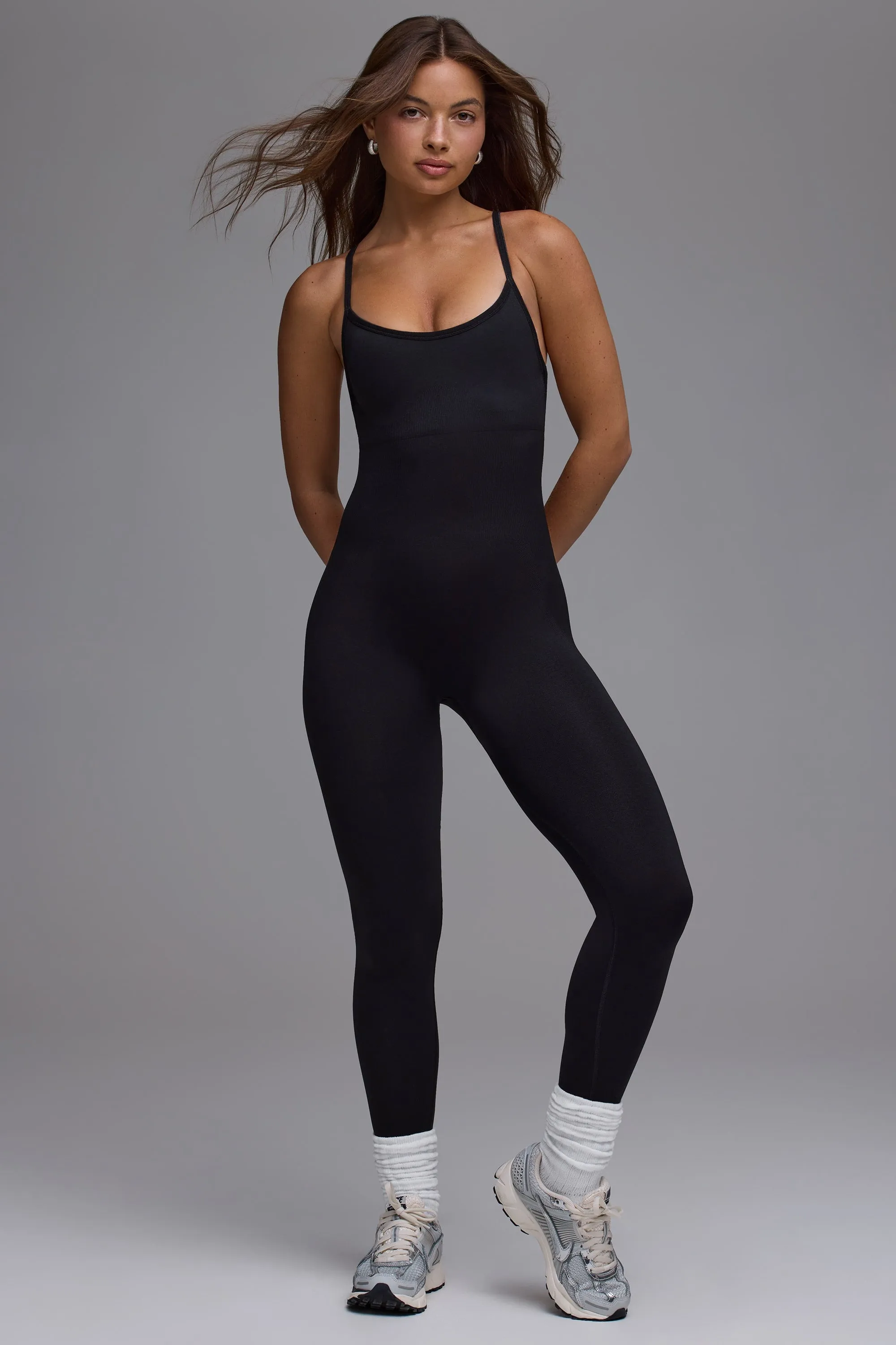 Define Luxe Multiway Open-Back Jumpsuit in Black sold by Oh Polly product image thumbnail 5