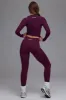 Petite Define Luxe High-Waist Leggings in Grape sold by Oh Polly